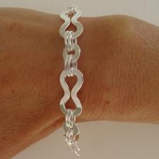 925 italy silver bracelet, arezzo italy