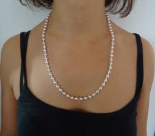 Catena ball chain 6mm in argento 925