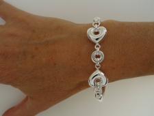 925 silver bangle bracelet made in Italy