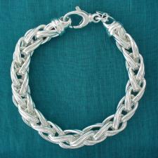 Gioiello in argento 925, bracciale catena spiga Palmier ''piccola''.