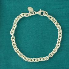 Gioielli in argento made in Italy - Bracciale argento forzatina ovale