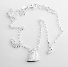 Collana argento pendente barca a vela
