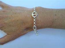 925 sterling silver anchor bracelet