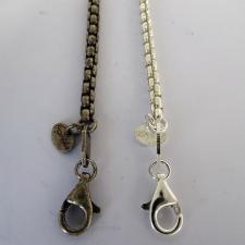 Collana uomo catena veneziana argento anticato