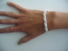 Bracciale argento 925 torchon.