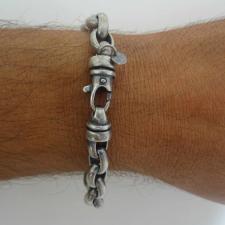 Handmade 925 sterling silver bracelet italy