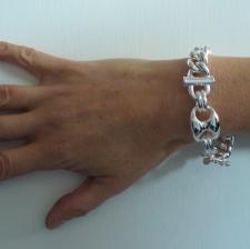 925 silver maglia marina bracelet