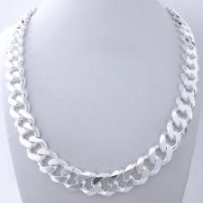 Chunky silver necklace