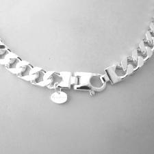 Collana catena grumetta da uomo in argento 925 massiccio