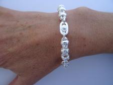 Vintage silver bracelet made in tuscany