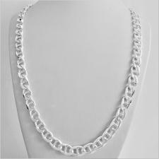Flat marina necklace in sterling silver