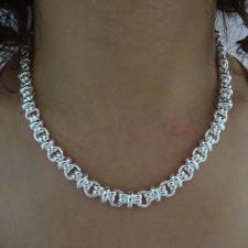 Silver chain made in arezzo italy