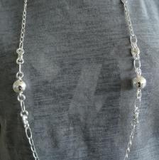 Collana catena maglia Cheval in argento 925