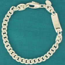 Curb bracelet for men