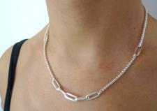 Sterling silver box chain 2.5mm made in italy