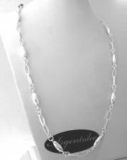 Gioielli artigianali in argento 925 collana cm 70
