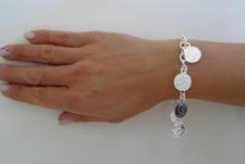 Bracciale argento con monete - Gioielli argento monete