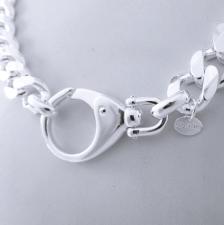 Chunky silver necklace