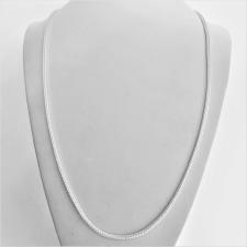 Collana unisex maglia Coda di volpe in argento 925 massiccio. Larghezza 2,1mm. Lunghezza 60 cm.
