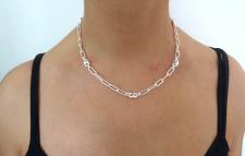 925 silver paperclip chain for women s