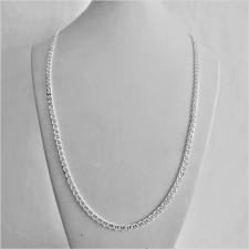 Men's sterling silver flat marina chain necklace 3.8mm italy