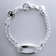 Braccialetto donna ragazza argento 925