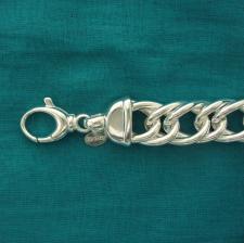 Curb bracelet in sterling silver