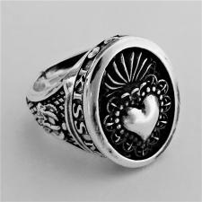 Anello donna cuore sacro argento 925