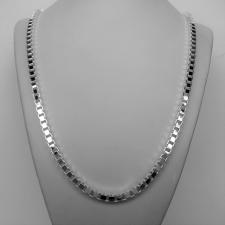 Sterling silver italian box chain necklace 4.7mm