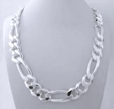 Chunky silver chain made in italy