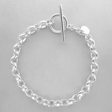Bracciale a catena ovale in argento
