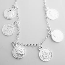 Collana monete in argento