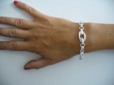 Bracciale donna argento massiccio