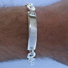 Identity bracelet for men