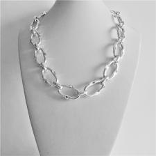 Collana argento catena donna maglie lunghe