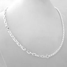Collana a due catene in argento 925 massiccio