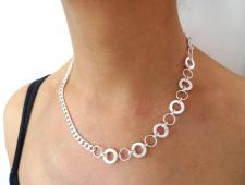 Collana argento a due catene