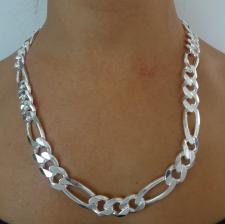 Chunky silver chain made in italy