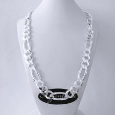 Chunky silver chain made in italy