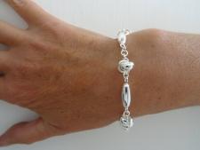925 italy silver knot bracelet