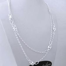 Collana in argento 925 solido lunghezza 135 cm